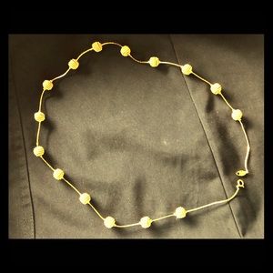 NWOT Worn Once Gold necklace